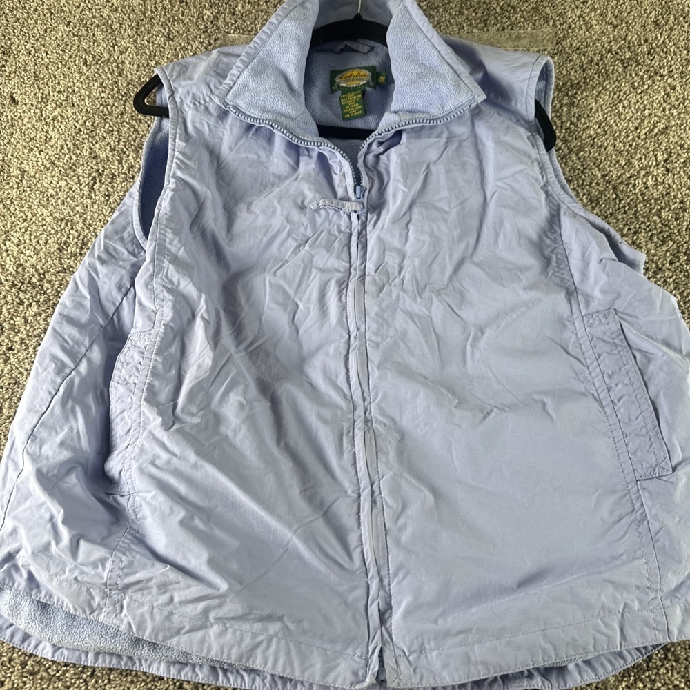 Cabelas Polyester Lined Vest Size XL Purple